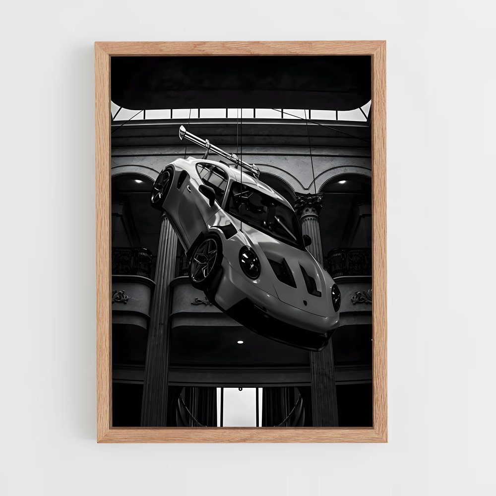 Poster Toupie de Piste – affiche Porsche (vue 4)